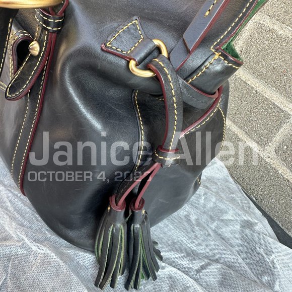 Dooney & Bourke Florentine Smith Bag (navy) - Picture 6 of 10